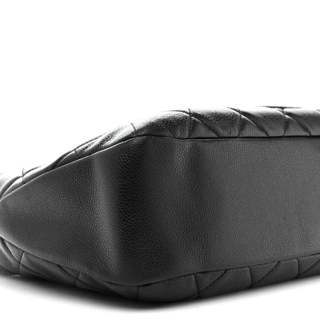 Chanel Caviar Quilted CC Timeless Soft Tote Black