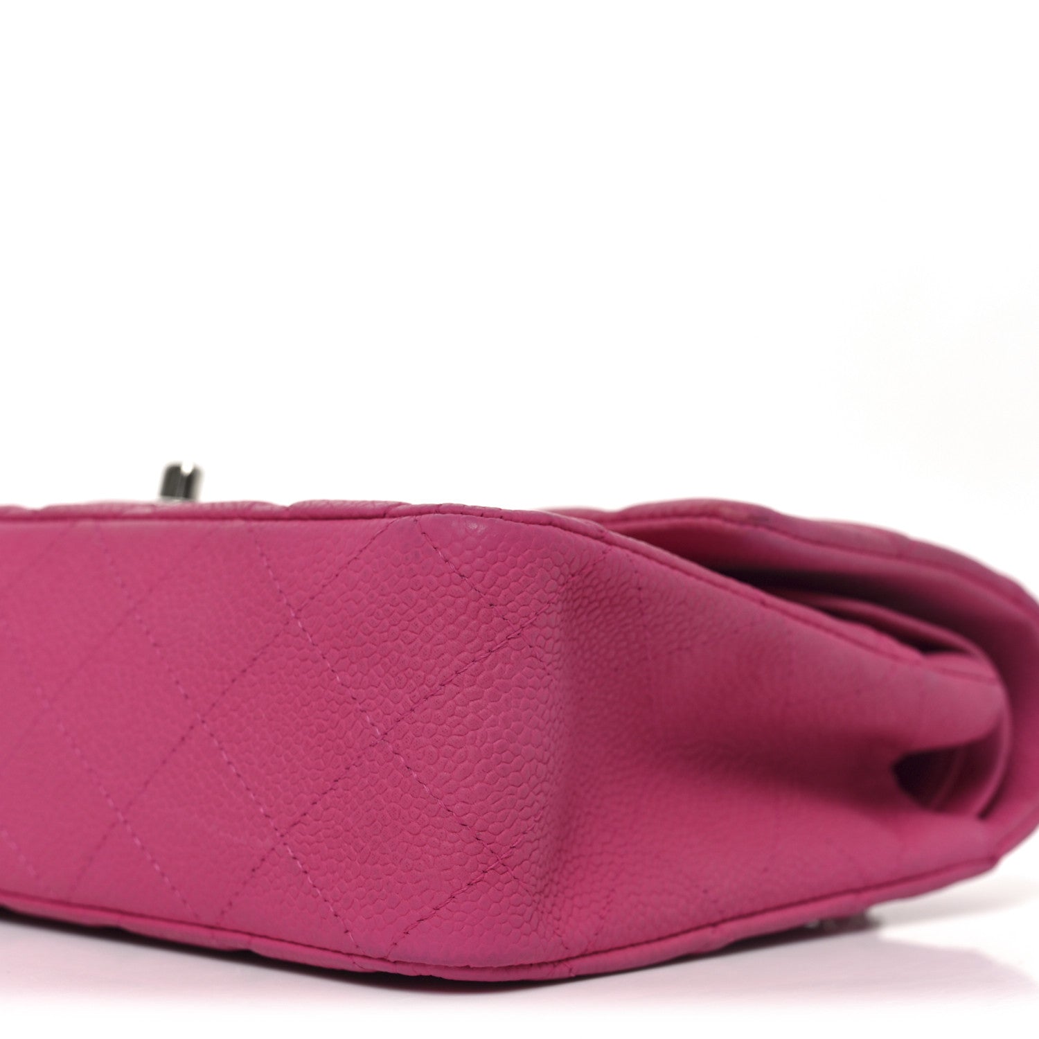 Chanel Iridescent Caviar Quilted Medium Double Flap Pink