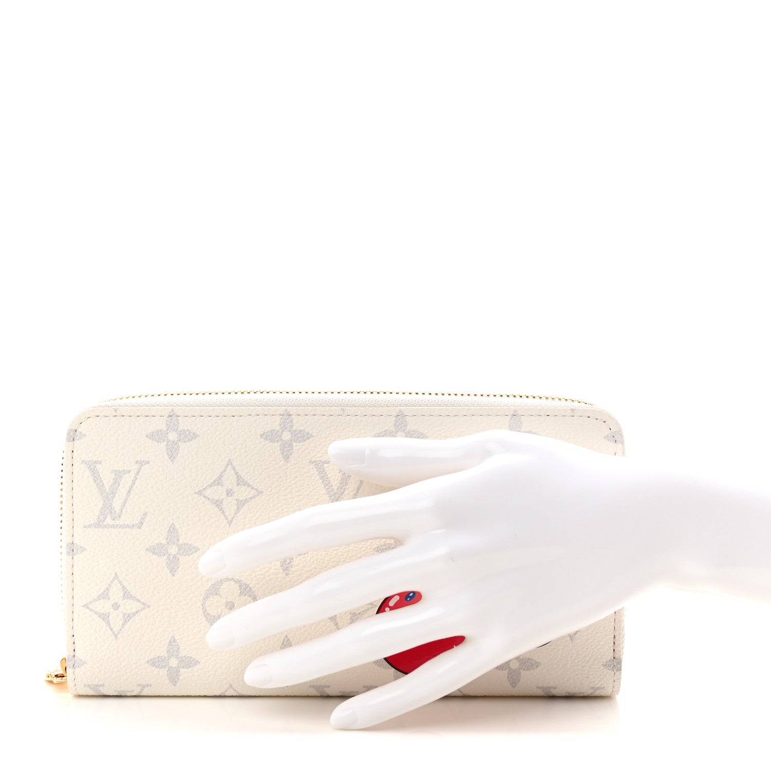 Louis Vuitton LV X TM Monogram Cerises Zippy Wallet White
