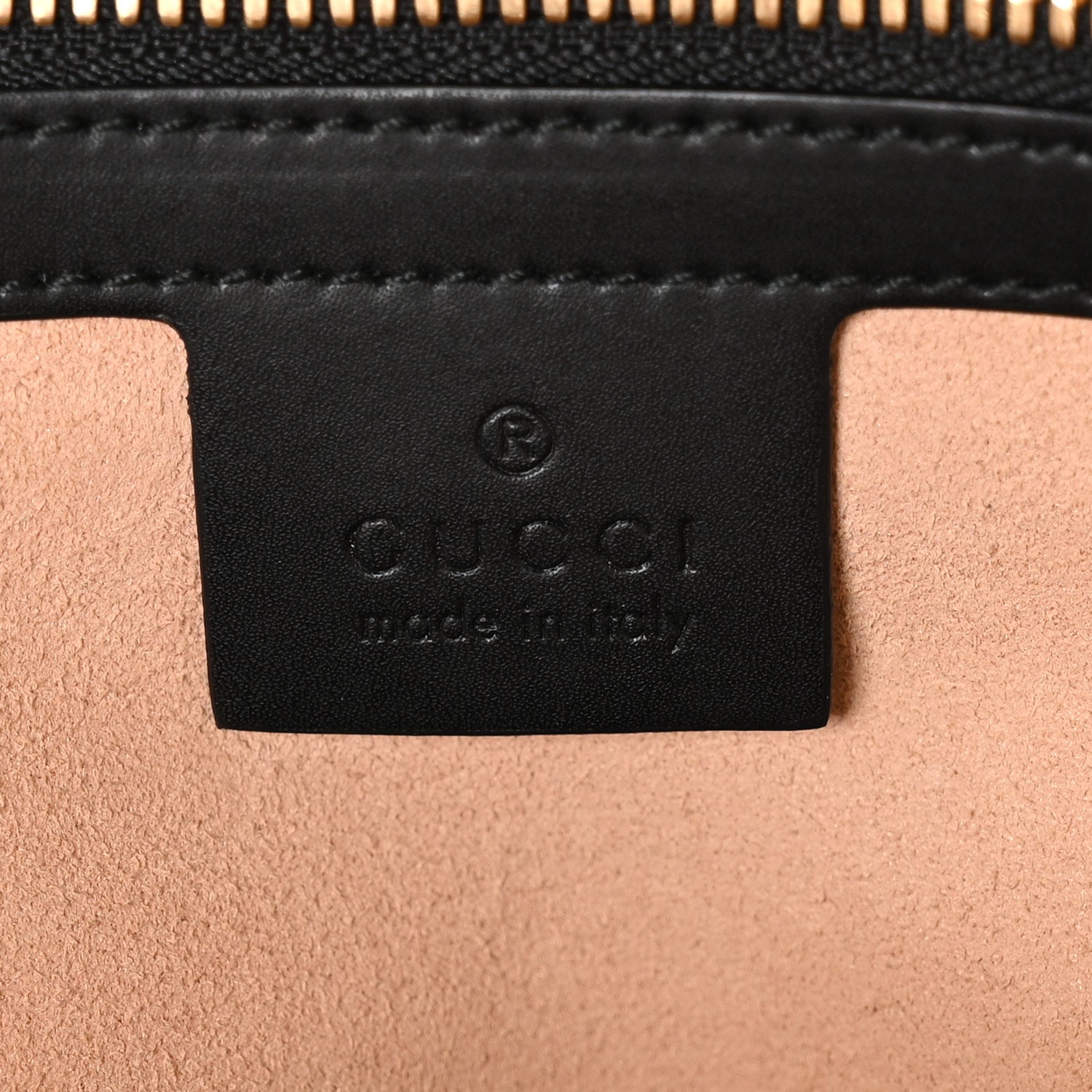 Gucci GG Supreme Monogram Bees Print Small Day Backpack Beige Oro Black