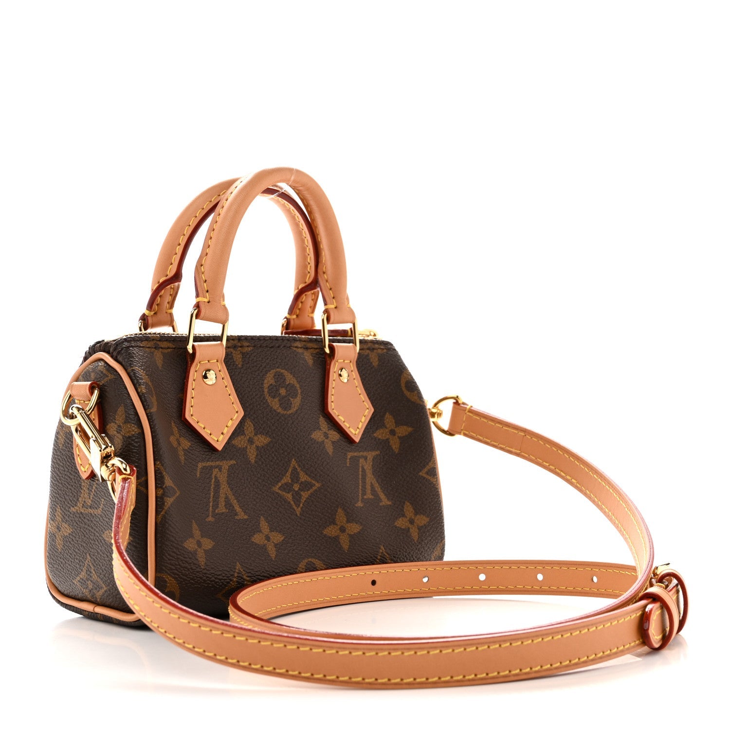 Louis Vuitton Monogram Nano Speedy Bandouliere