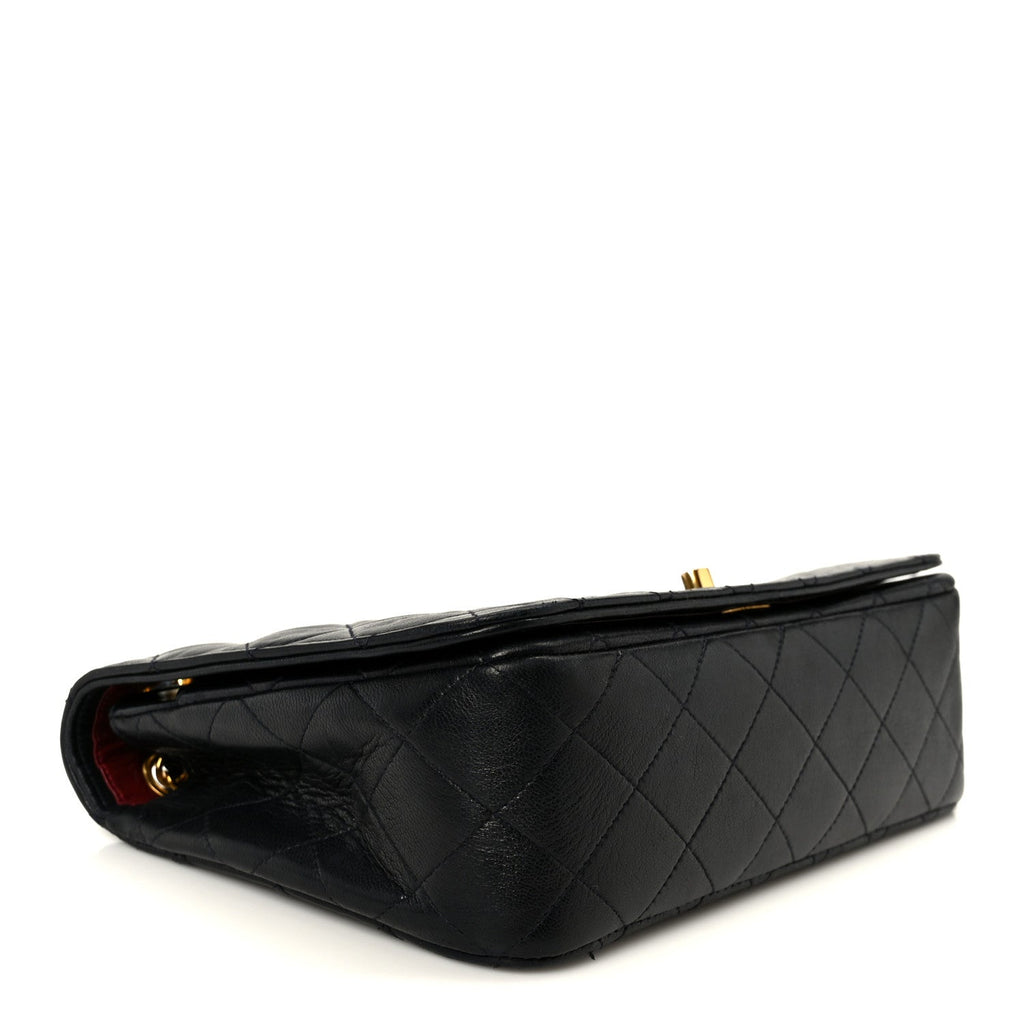 Chanel Lambskin Quilted Full Flap Black