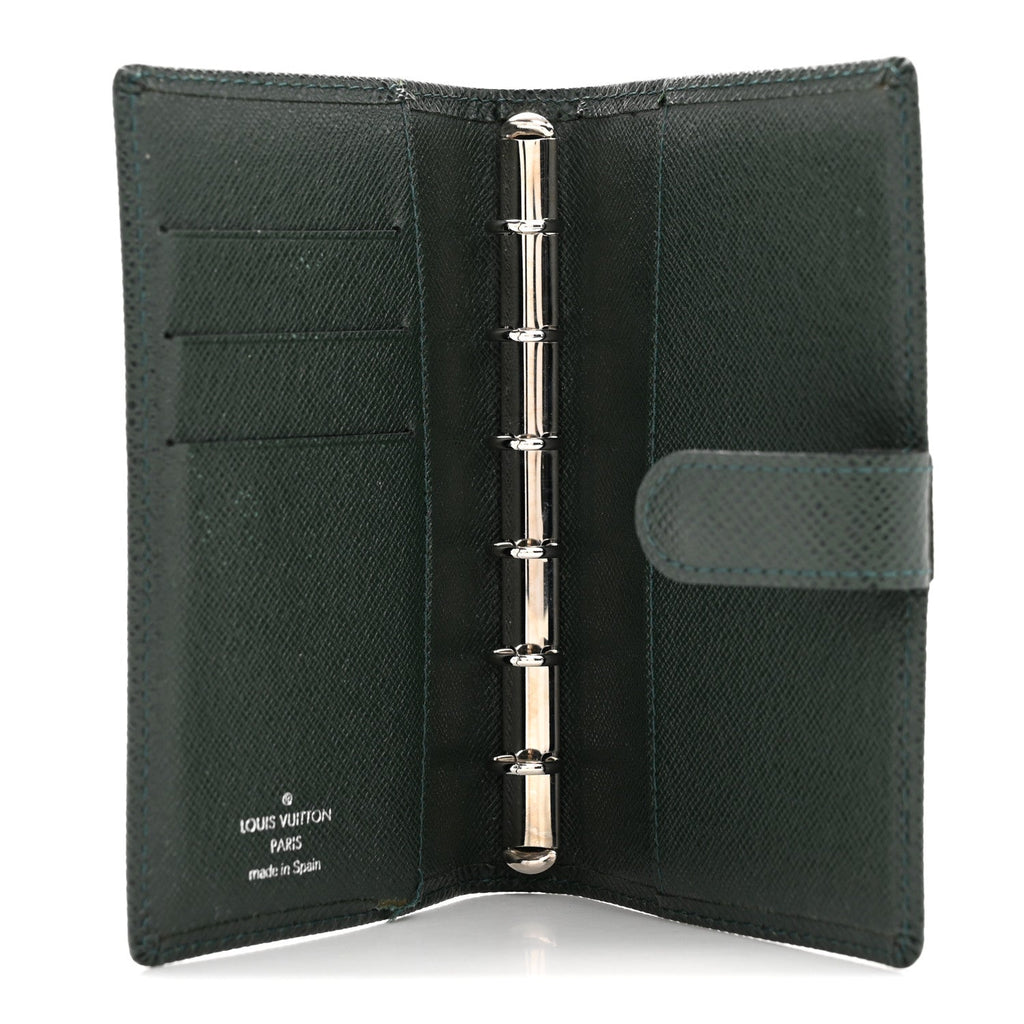 Louis Vuitton Taiga Small Ring Agenda Cover Epicea