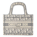 Christian Dior Oblique Mini Book Tote Grey Multicolor