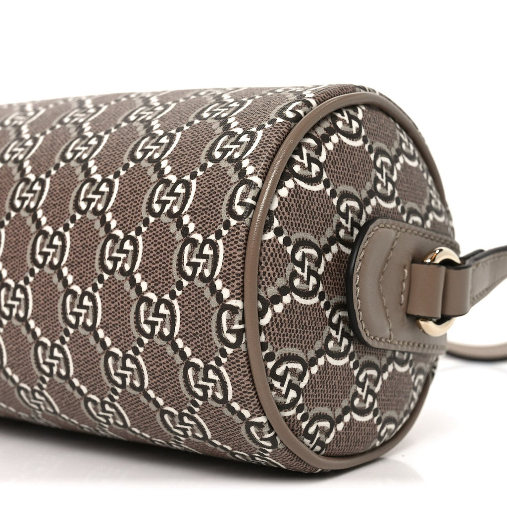 Gucci GG Shadow Monogram Mini Shoulder Bag Taupe