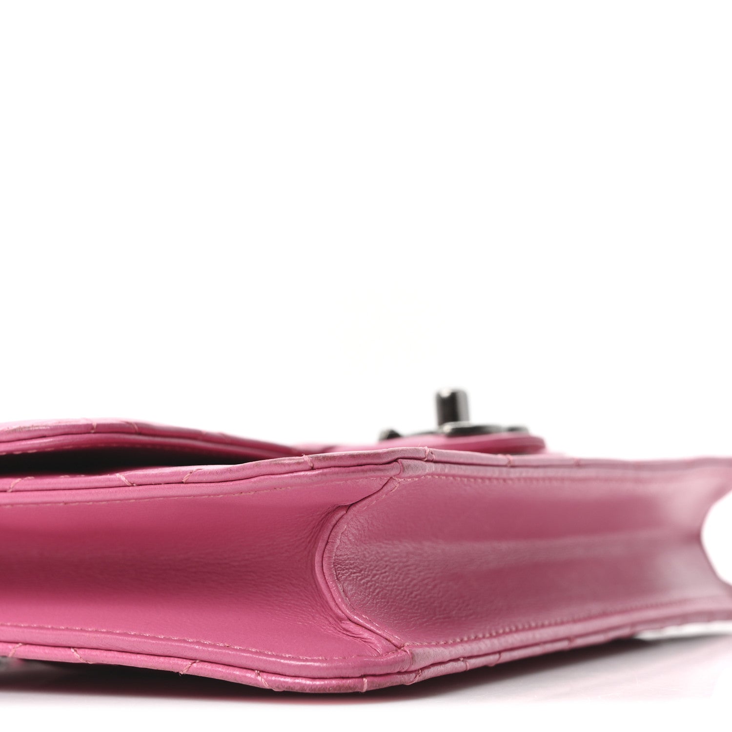 Chanel Lambskin Quilted Medium Crossing Times Flap Pink