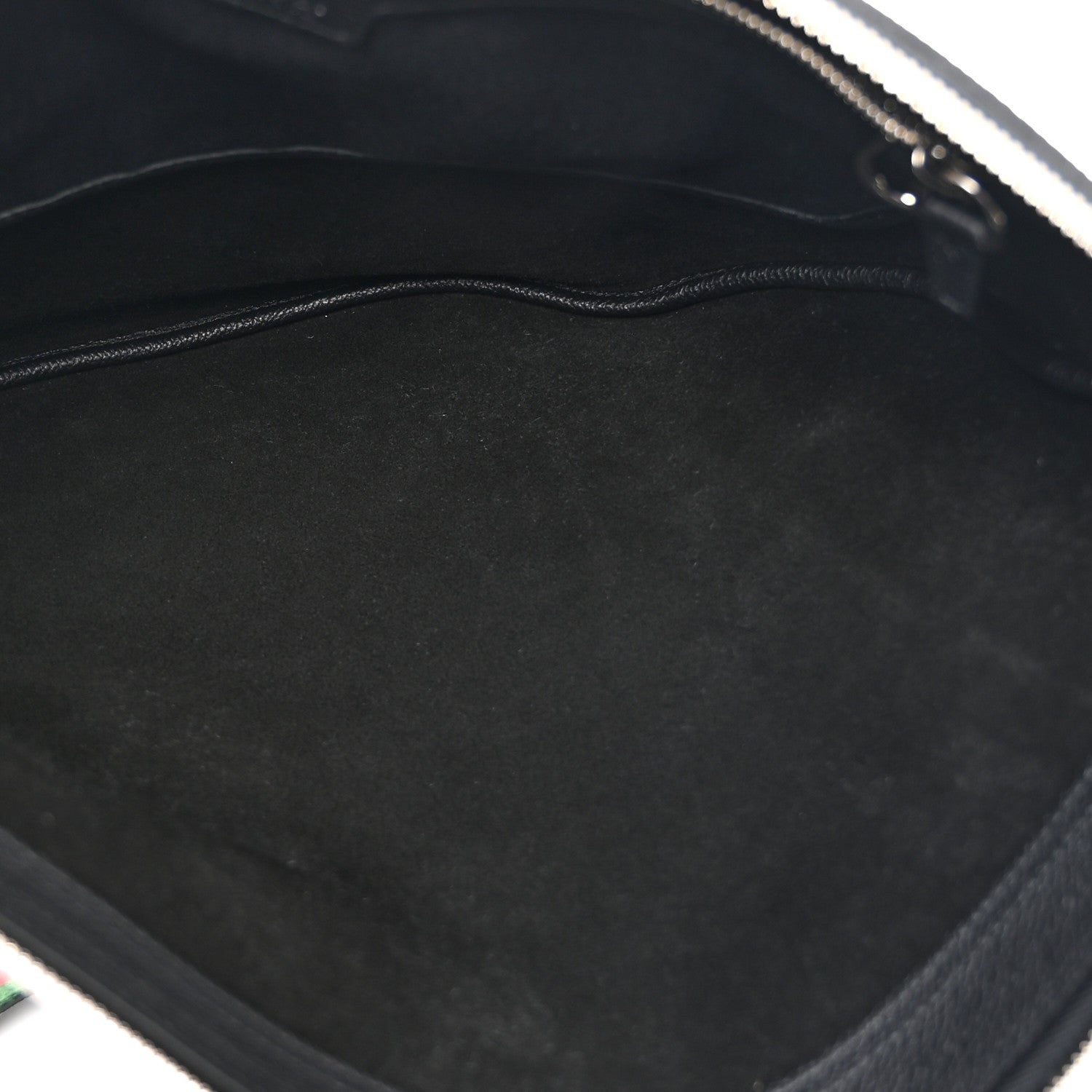Gucci Calfskin Emblem Shoulder Bag Black