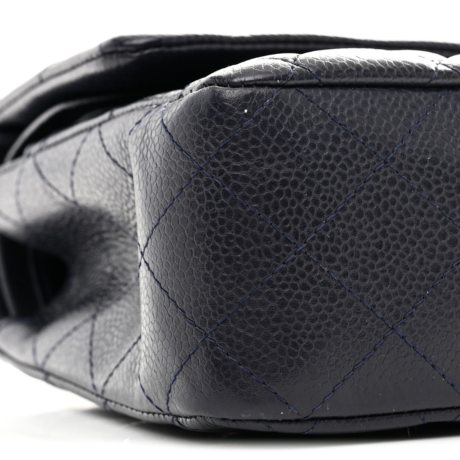 Chanel Caviar Quilted Medium Double Flap Navy