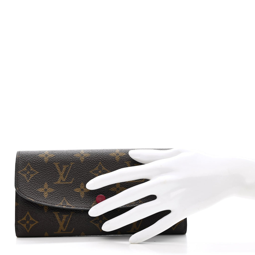Louis Vuitton Monogram Emilie Wallet Fuchsia