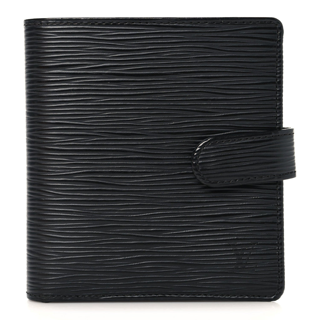 Louis Vuitton Epi Porte-Billets Compact Wallet Black