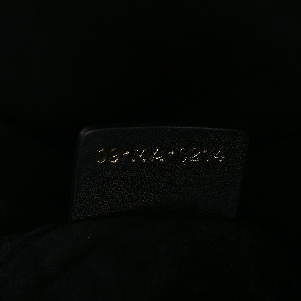 Christian Dior Calfskin Macrocannage Large Toujours Black