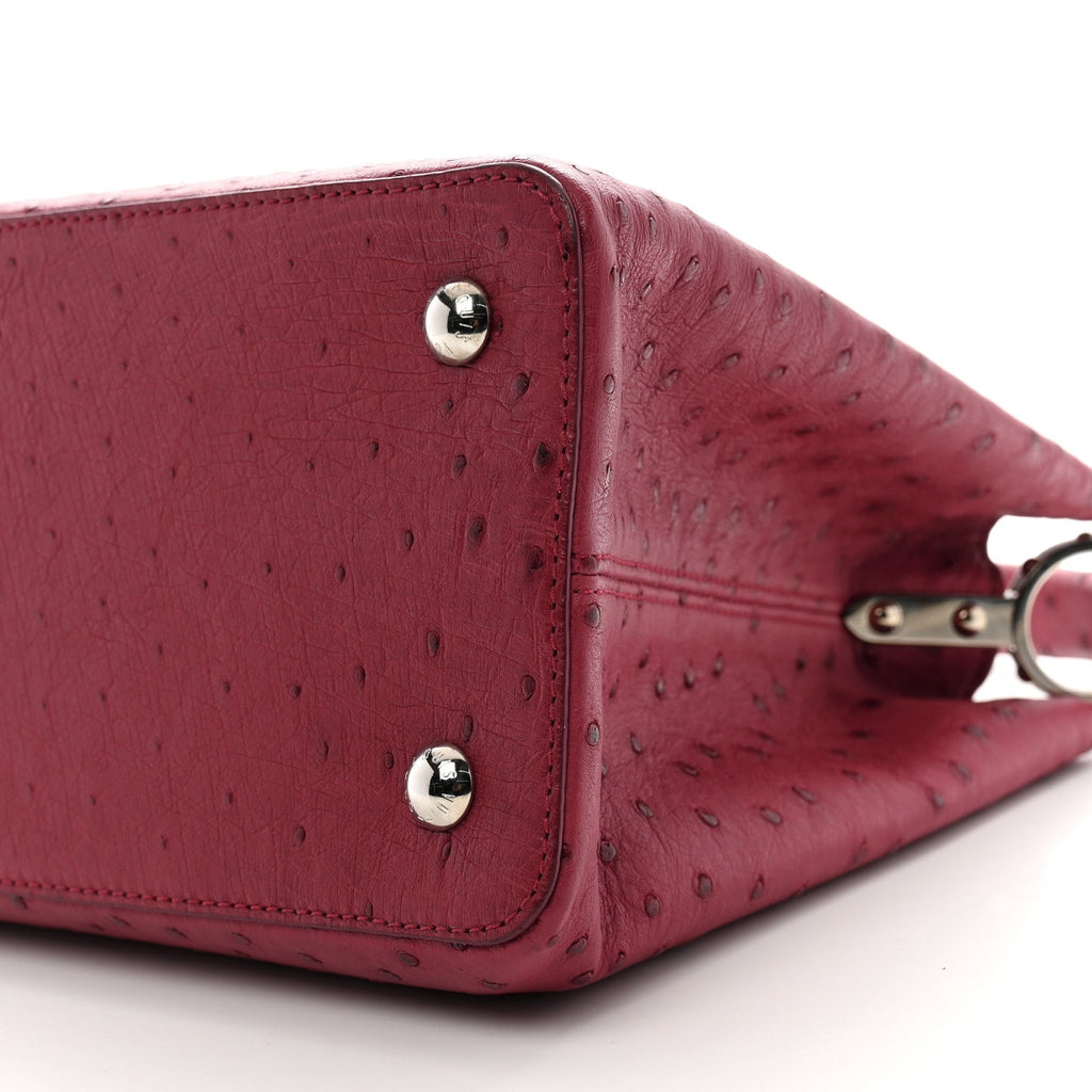 Louis Vuitton Ostrich Capucines MM Fuchsia