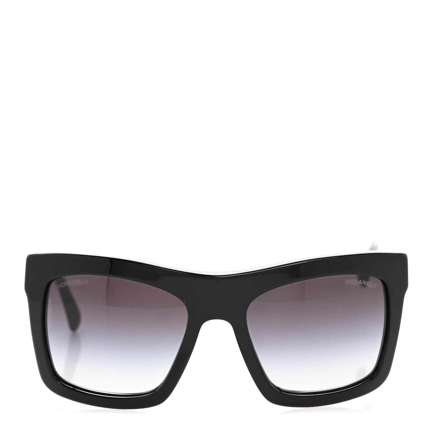Acetate Oversized Square Sunglasses 71042 Black