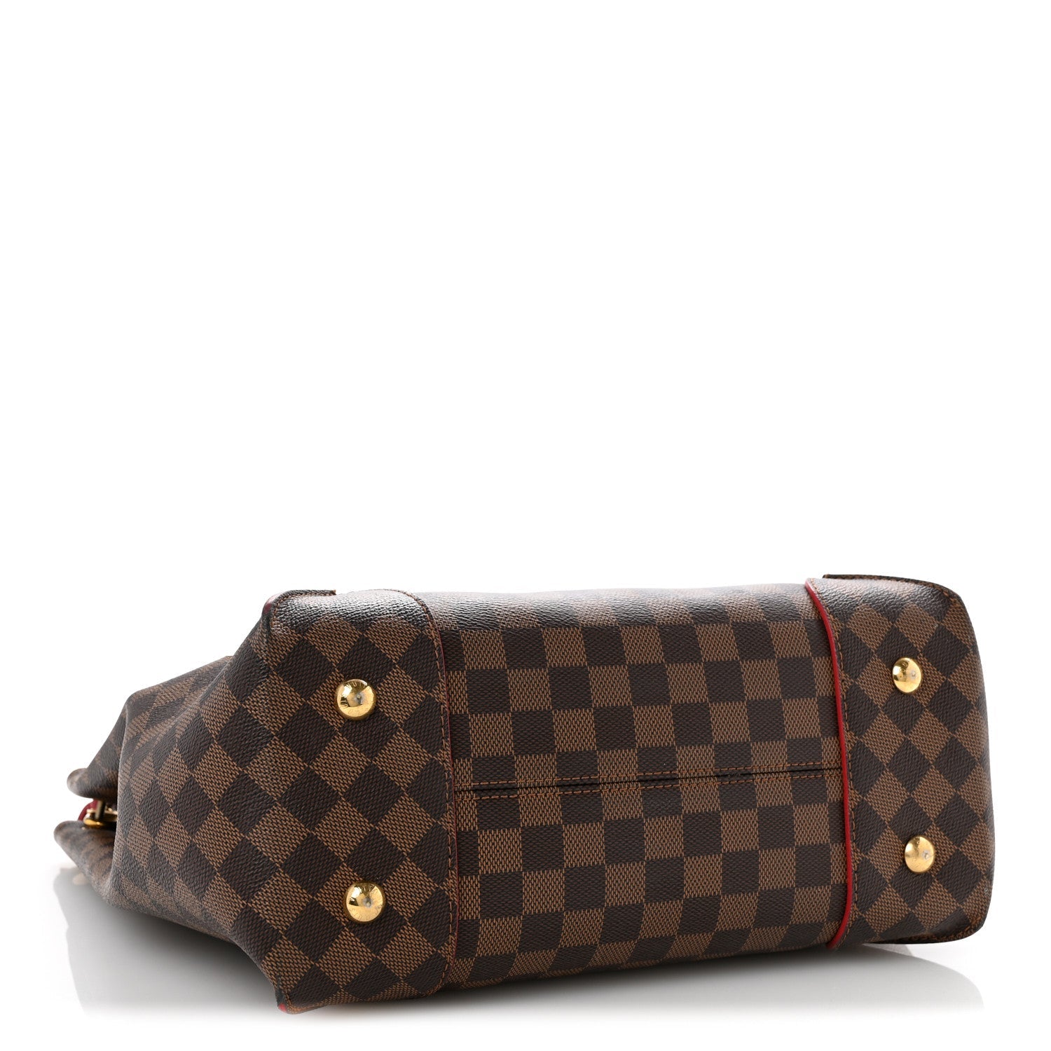 Louis Vuitton Damier Ebene Caissa Hobo Cherry