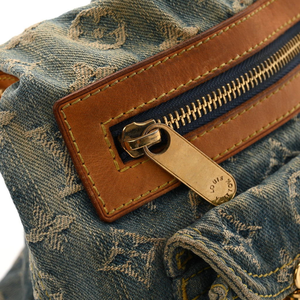 Louis Vuitton Monogram Denim Baggy PM Blue