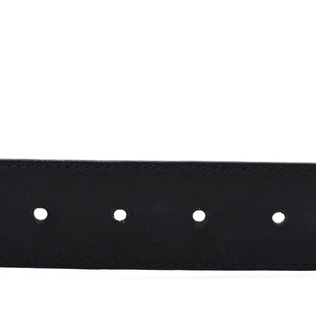 Prada Nappa Square Buckle Belt 80 32 Black