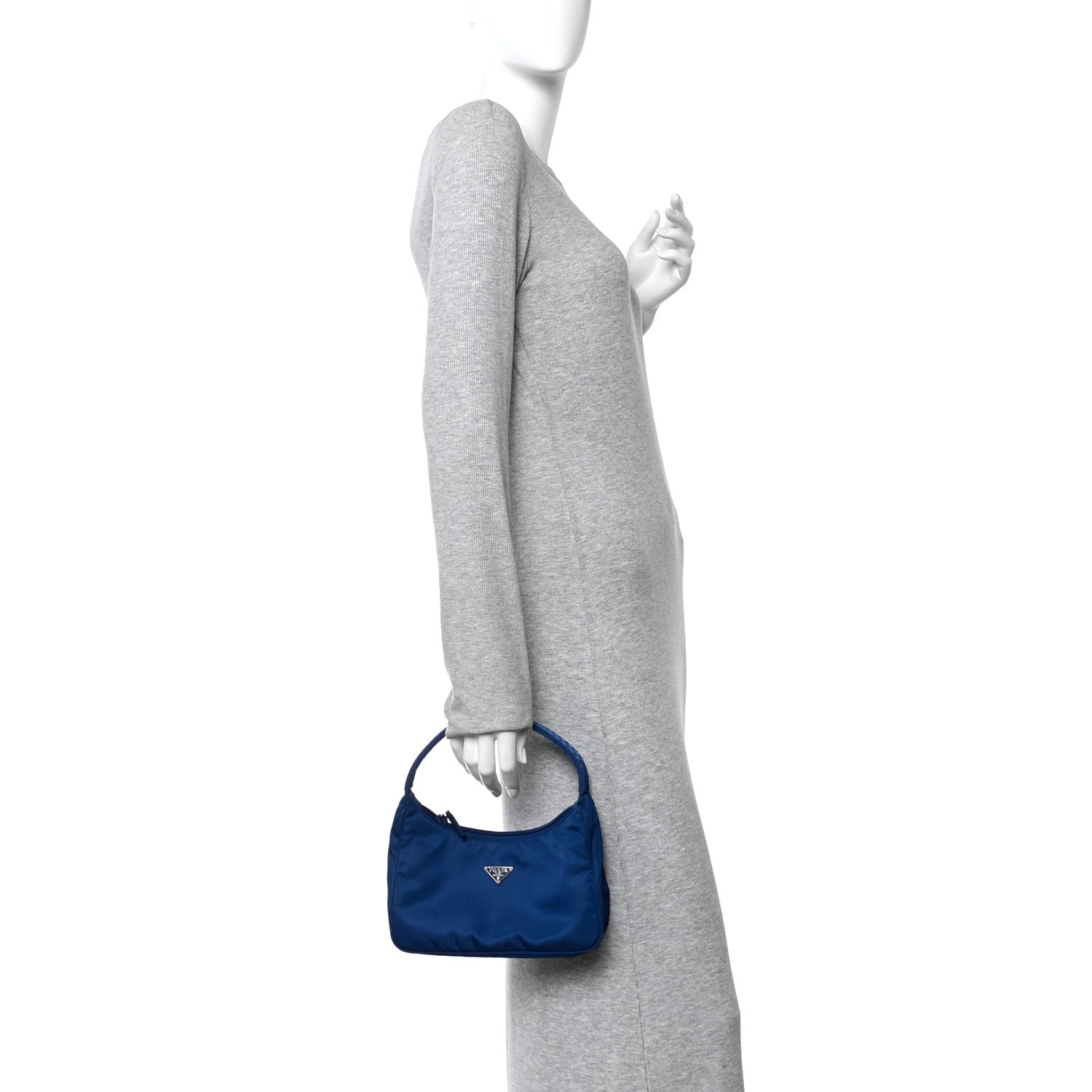 Prada Tessuto Nylon Sport Mini Shoulder Bag Bluette