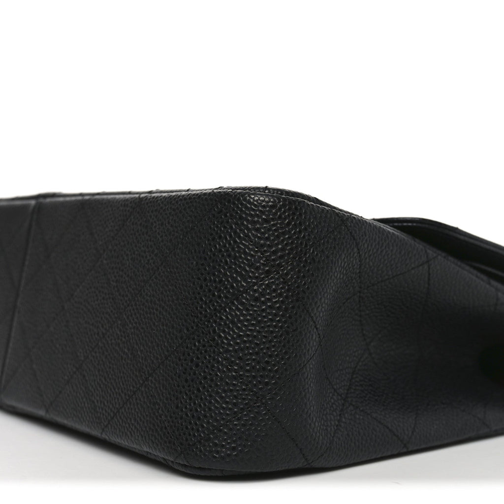 Chanel Caviar Quilted Jumbo Double Flap Black