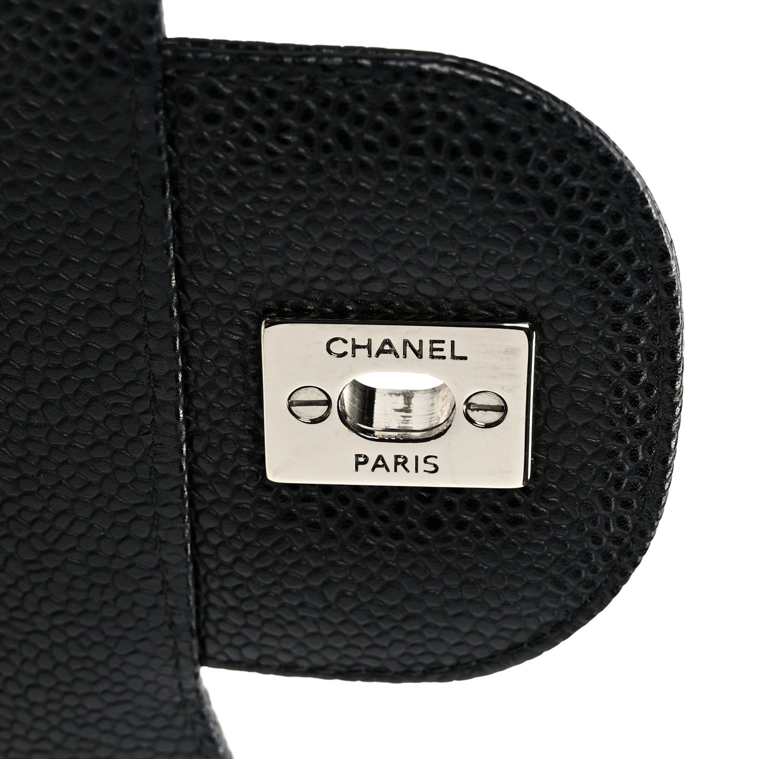Chanel Caviar Quilted Jumbo Double Flap Black