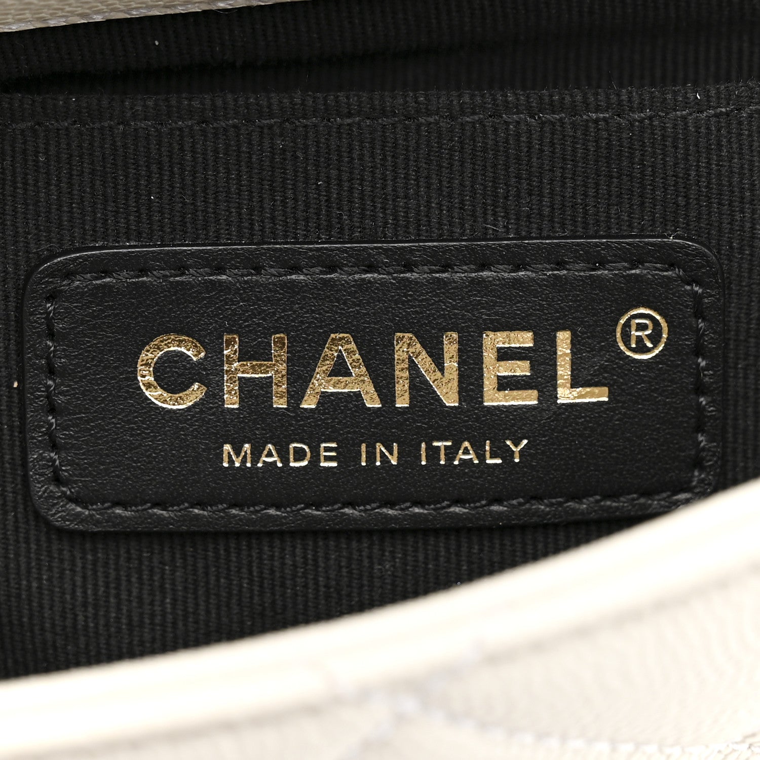 Chanel Caviar Quilted Mini Twist Your Buttons Flap  White