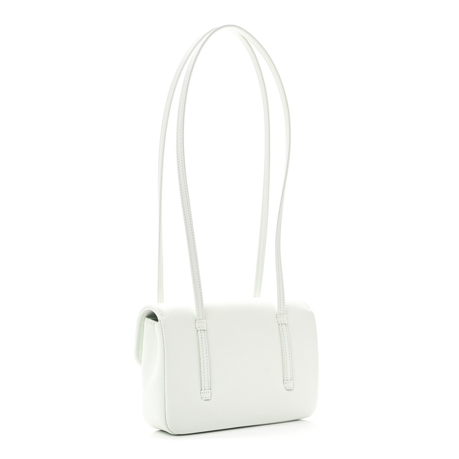 Chanel Shiny Caviar Mini Preppy Coco Shoulder Bag Light Blue