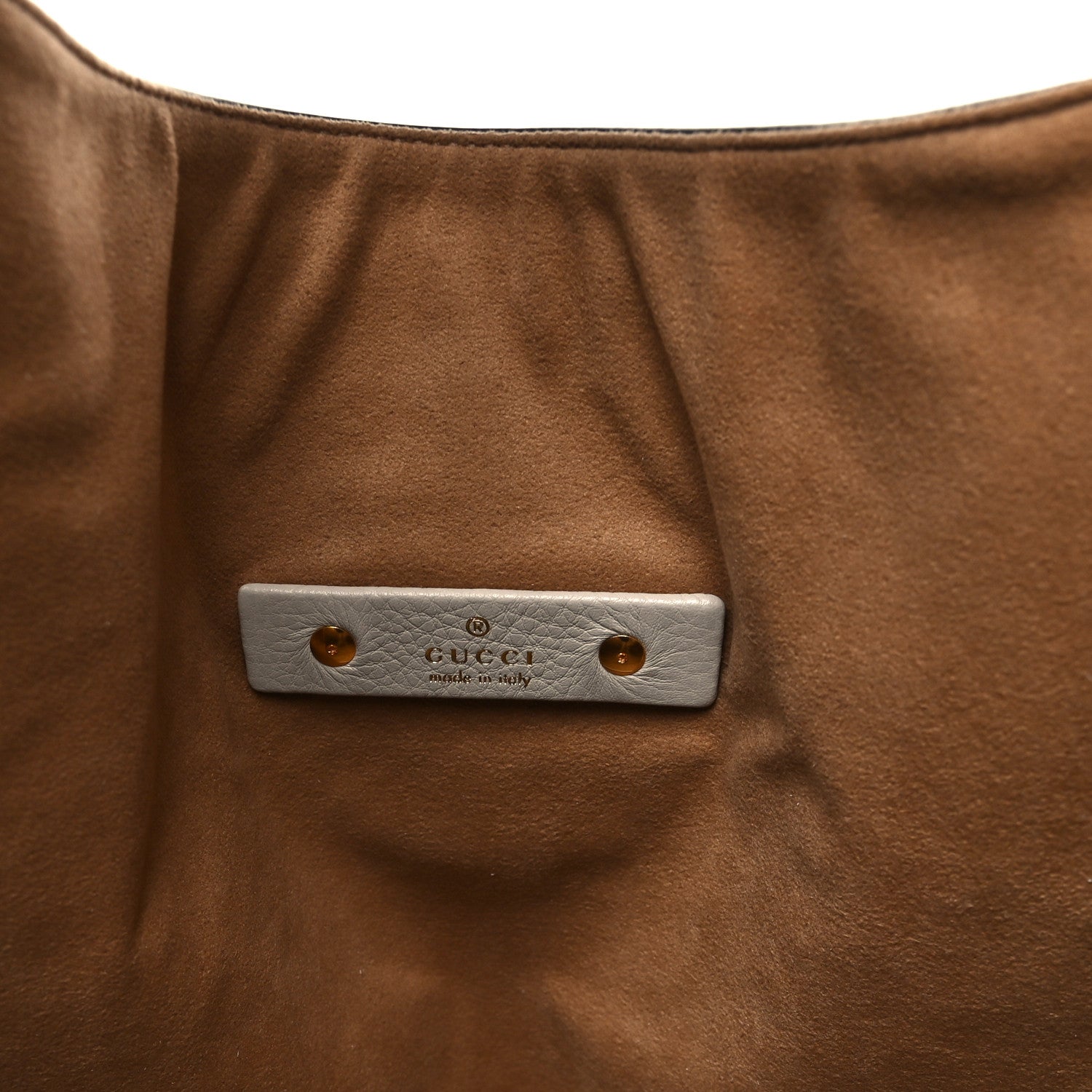 Gucci Grained Calfskin Softbit Maxi Shoulder Bag Taupe
