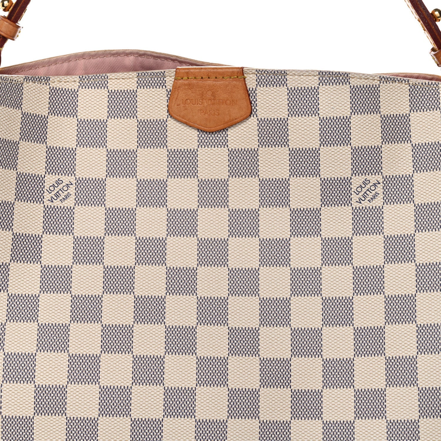Louis Vuitton Damier Azur Graceful PM Rose Ballerine