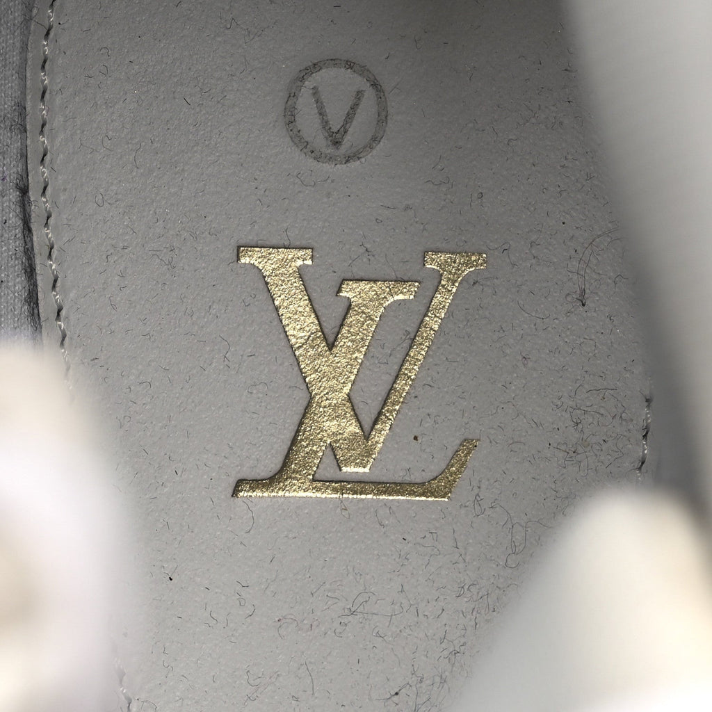 Louis Vuitton Calfskin Suede Mens Creeper Ankle Boots 9 White