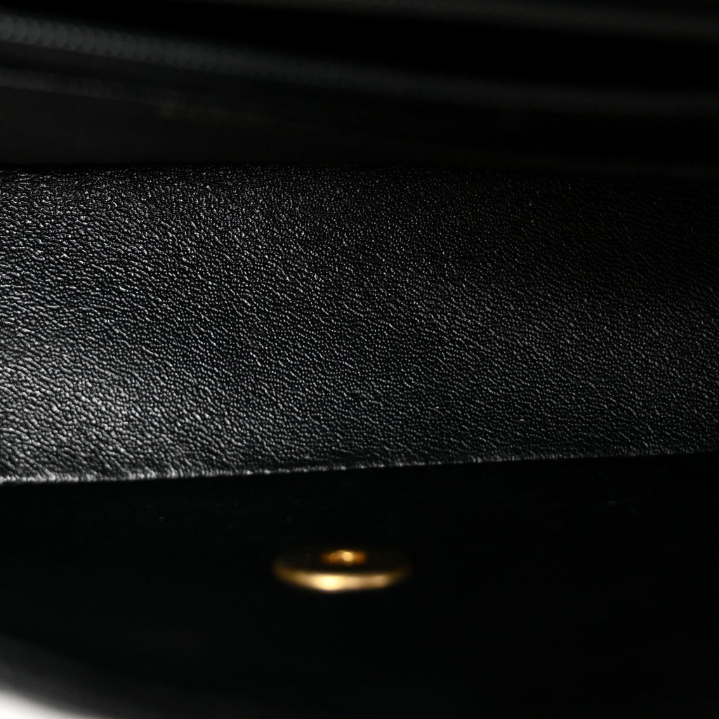 Chanel Caviar Quilted Mini Top Handle Rectangular Flap Black