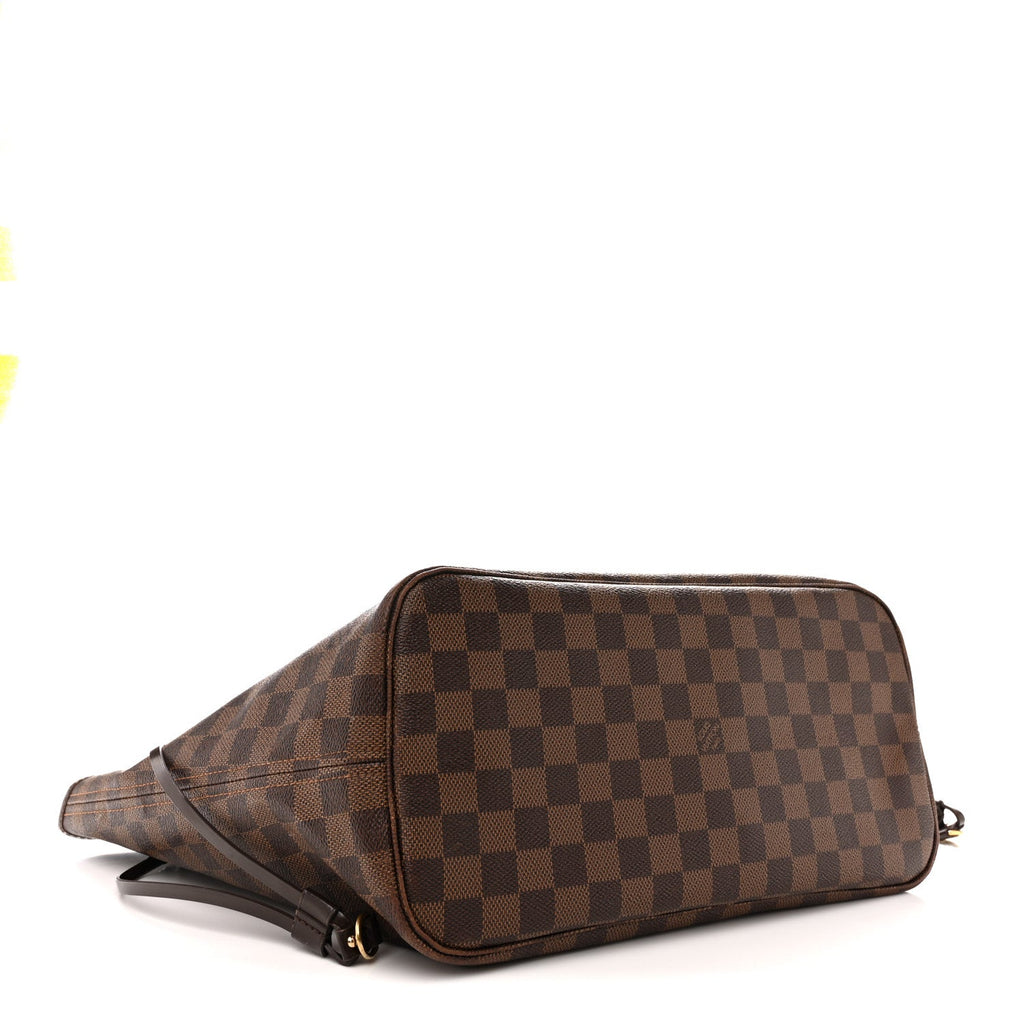 Louis Vuitton Damier Ebene Neo Neverfull MM Rose Ballerine