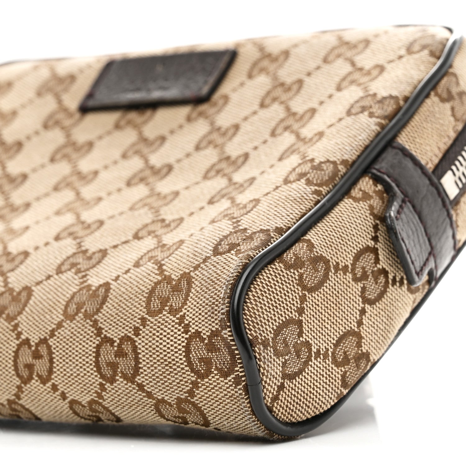 Gucci Monogram Belt Bag Dark Brown