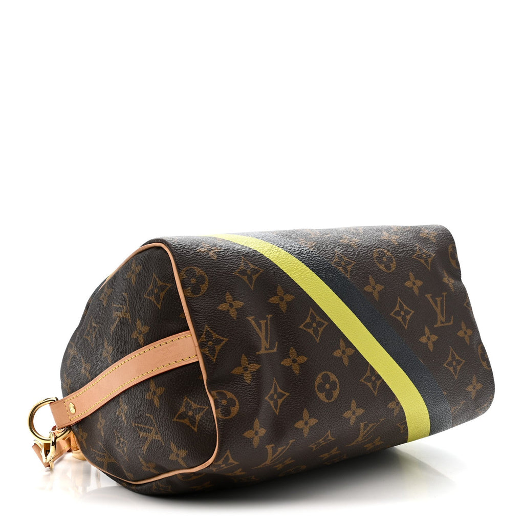 Louis Vuitton Monogram My World Tour Speedy Bandouliere 25