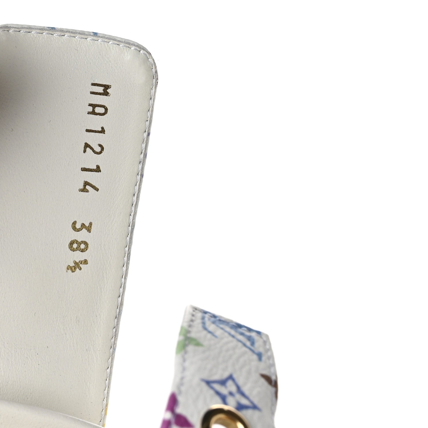 Louis Vuitton LV X TM Monogram Multicolor Bom Dia Comfort Mule Sandals 38.5 White