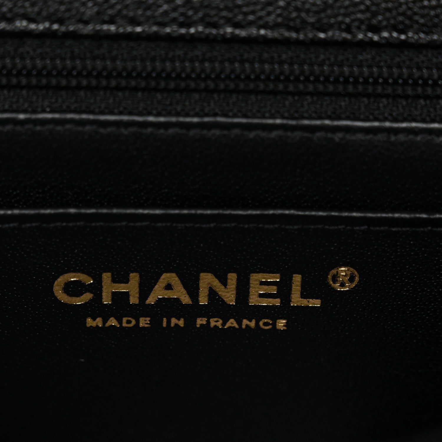 Chanel Caviar Quilted Mini Top Handle Rectangular Flap Black