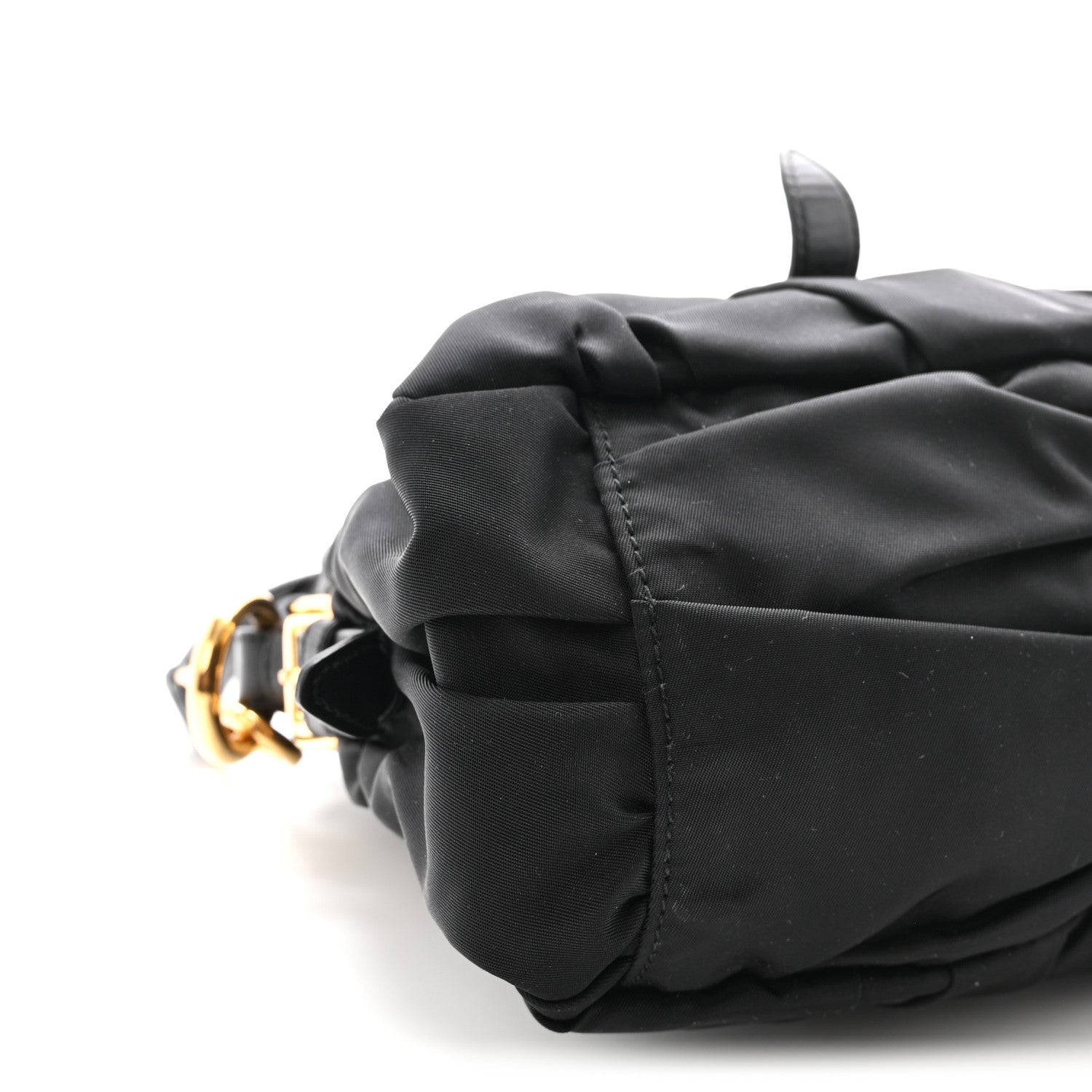 Prada Tessuto Nylon Gaufre Shopping Satchel Black