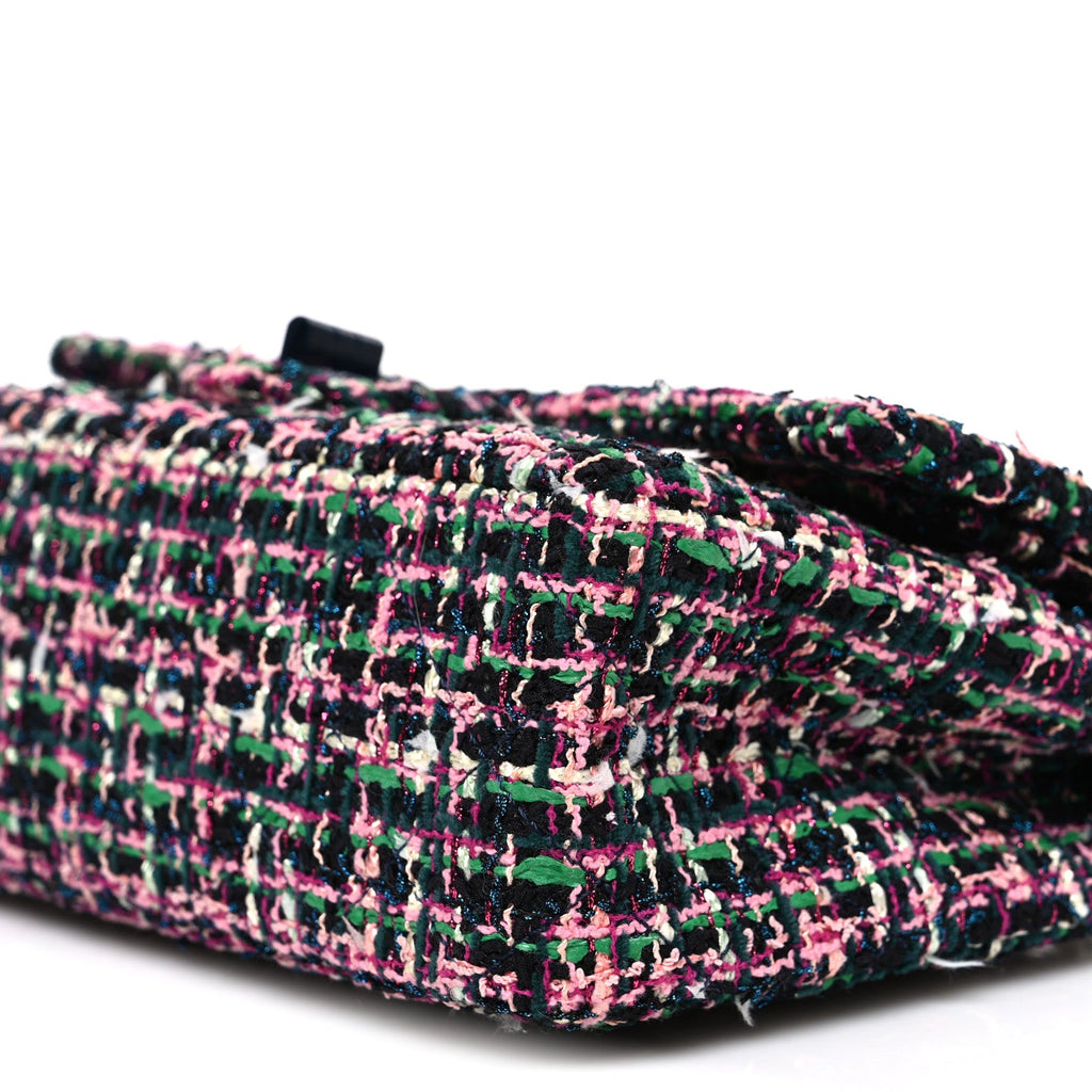 Chanel Tweed Resin 2.55 Reissue 225 Flap Pink