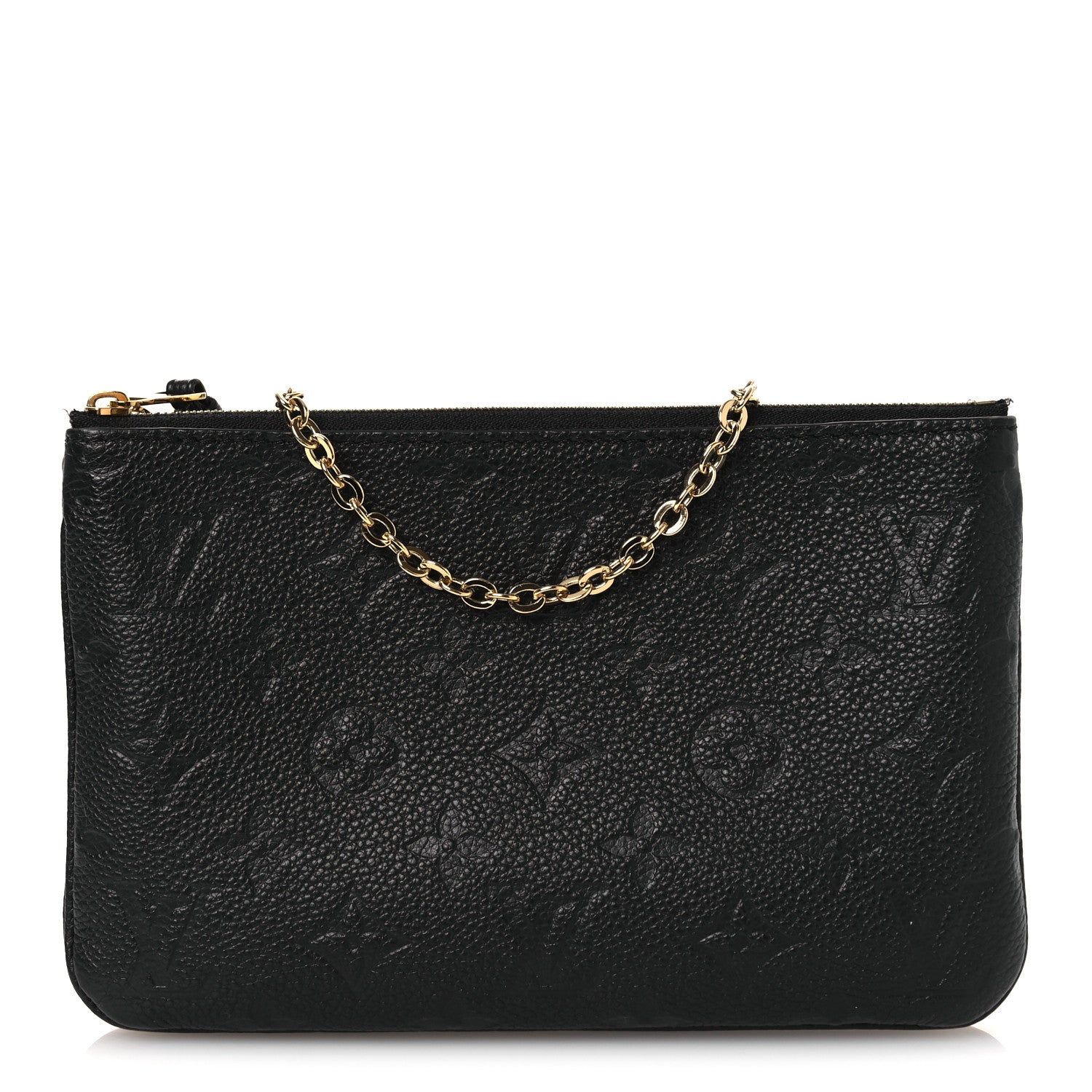 Louis Vuitton Empreinte Double Zip Pochette Black