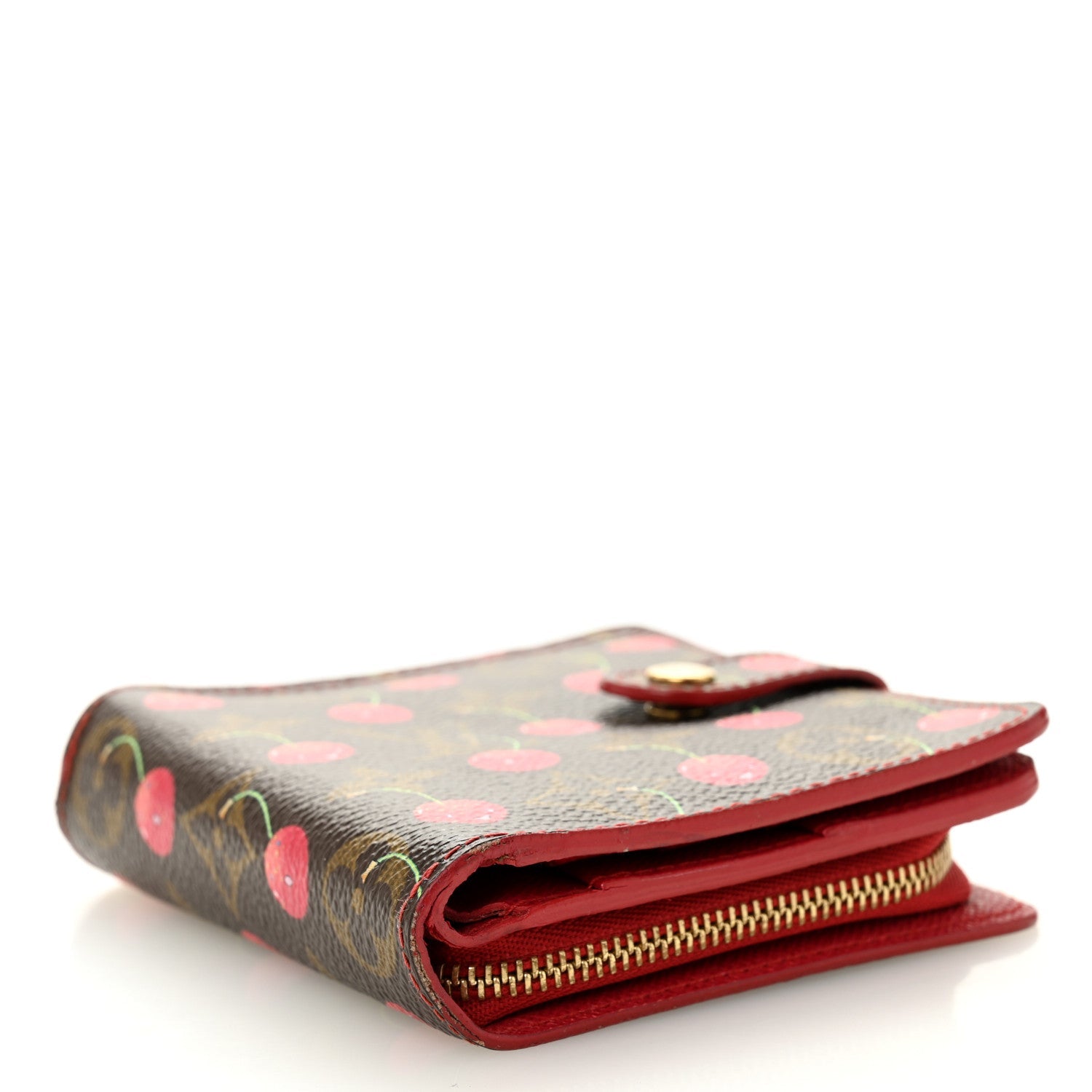 Louis Vuitton Monogram Cerises Compact Zipped Wallet