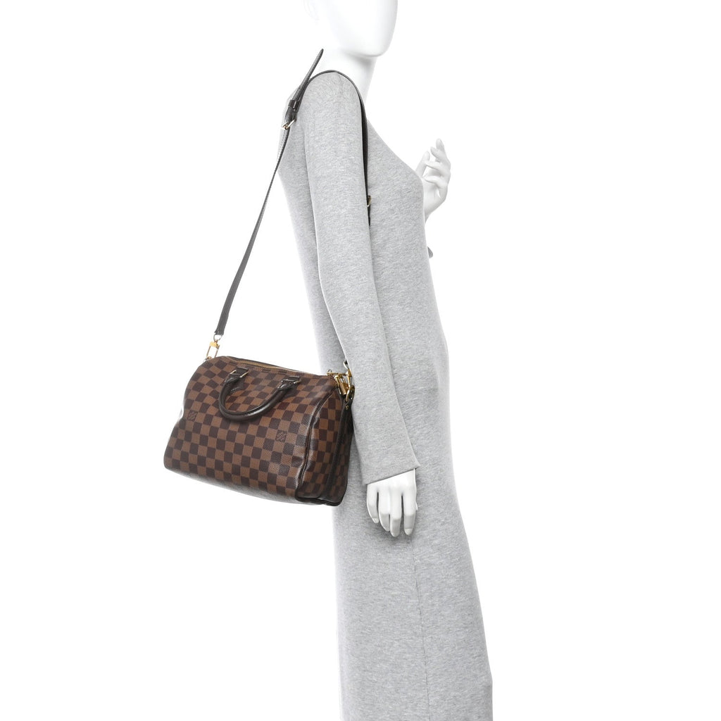 Louis Vuitton Damier Ebene Speedy Bandouliere 25