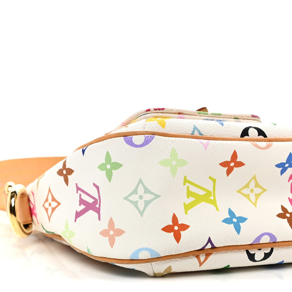 Louis Vuitton Monogram Multicolor Lodge PM White