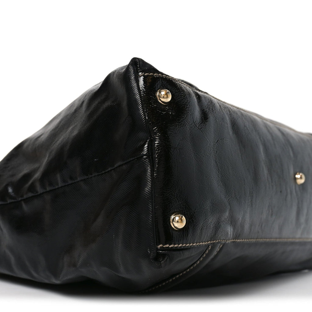 Gucci Dialux Medium Britt Tote Black