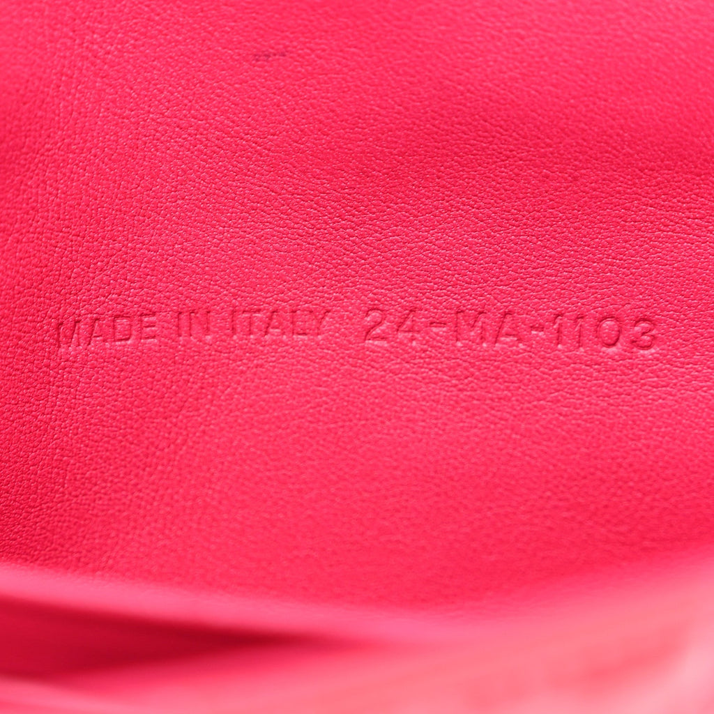 Christian Dior Patent Cannage Miss Dior Promenade Pouch Fuchsia