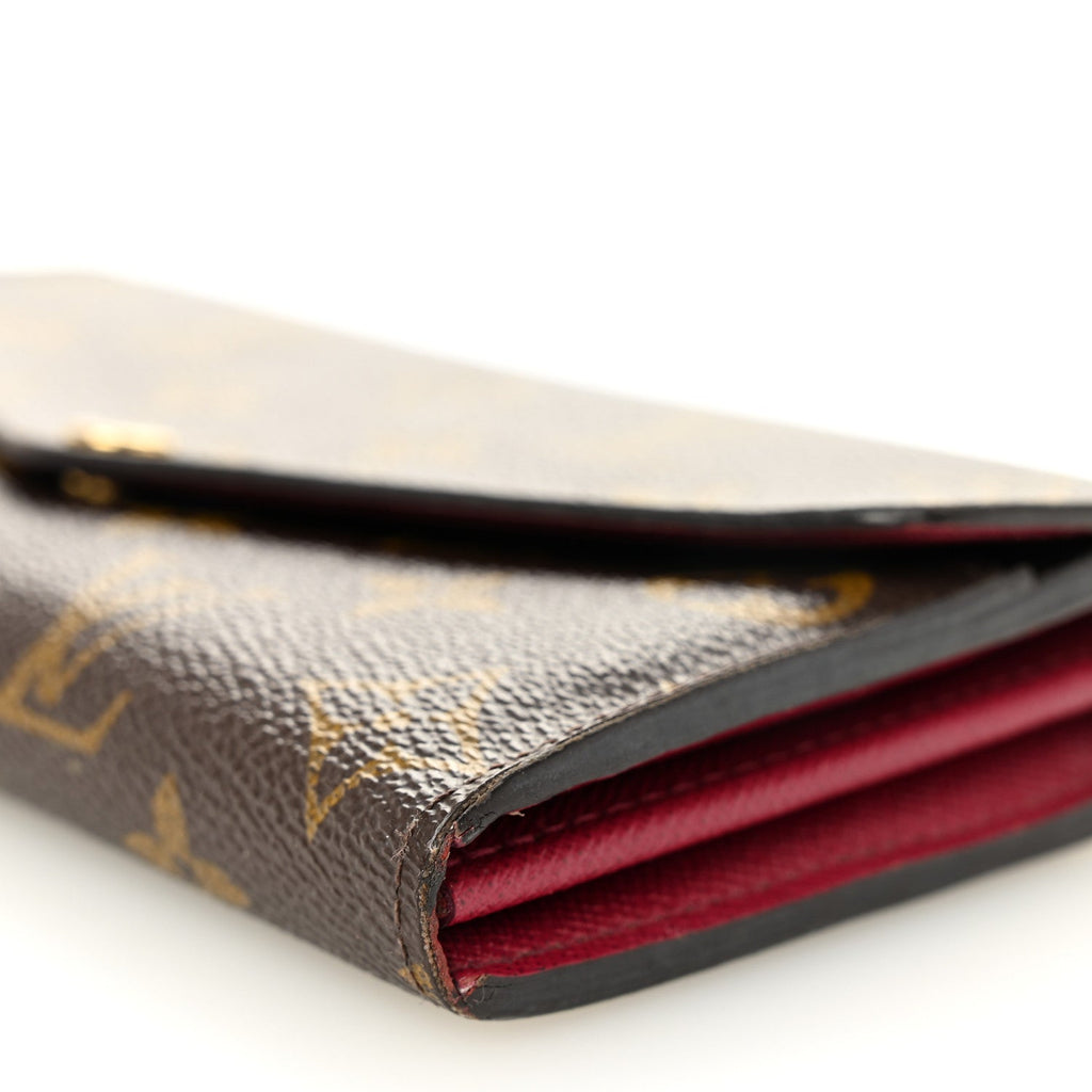 Louis Vuitton Monogram Sarah Wallet NM Fuchsia