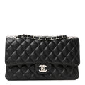 Chanel Caviar Quilted Medium Double Flap Black