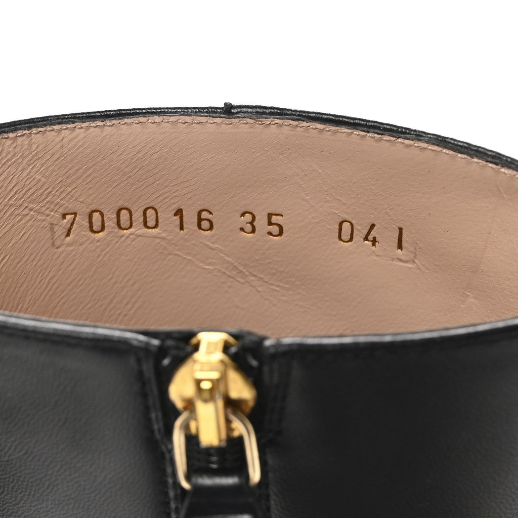 Gucci Malaga Kid GG Blondie 55mm Ankle Boots 35 Black