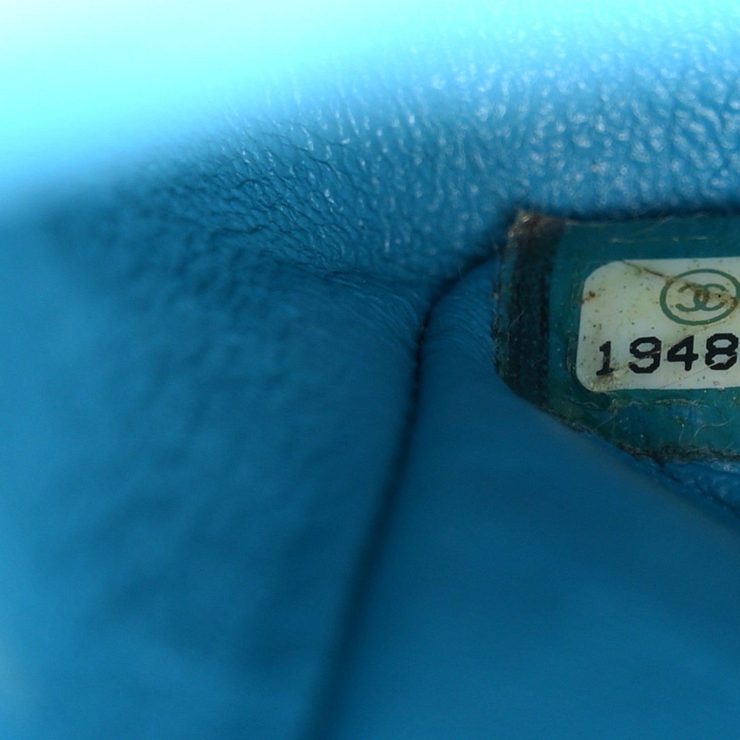 Chanel Patent Quilted Medium Double Flap Turquoise