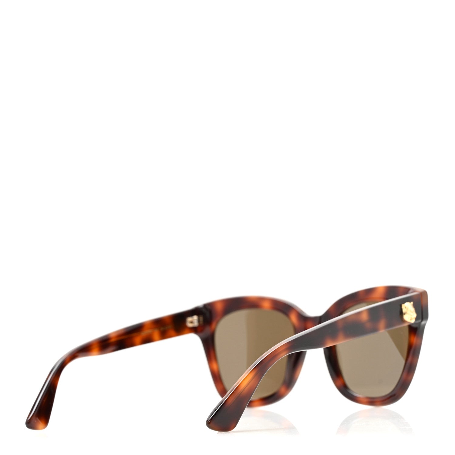 Gucci Acetate Square Frame Sunglasses GG0029S Tortoise