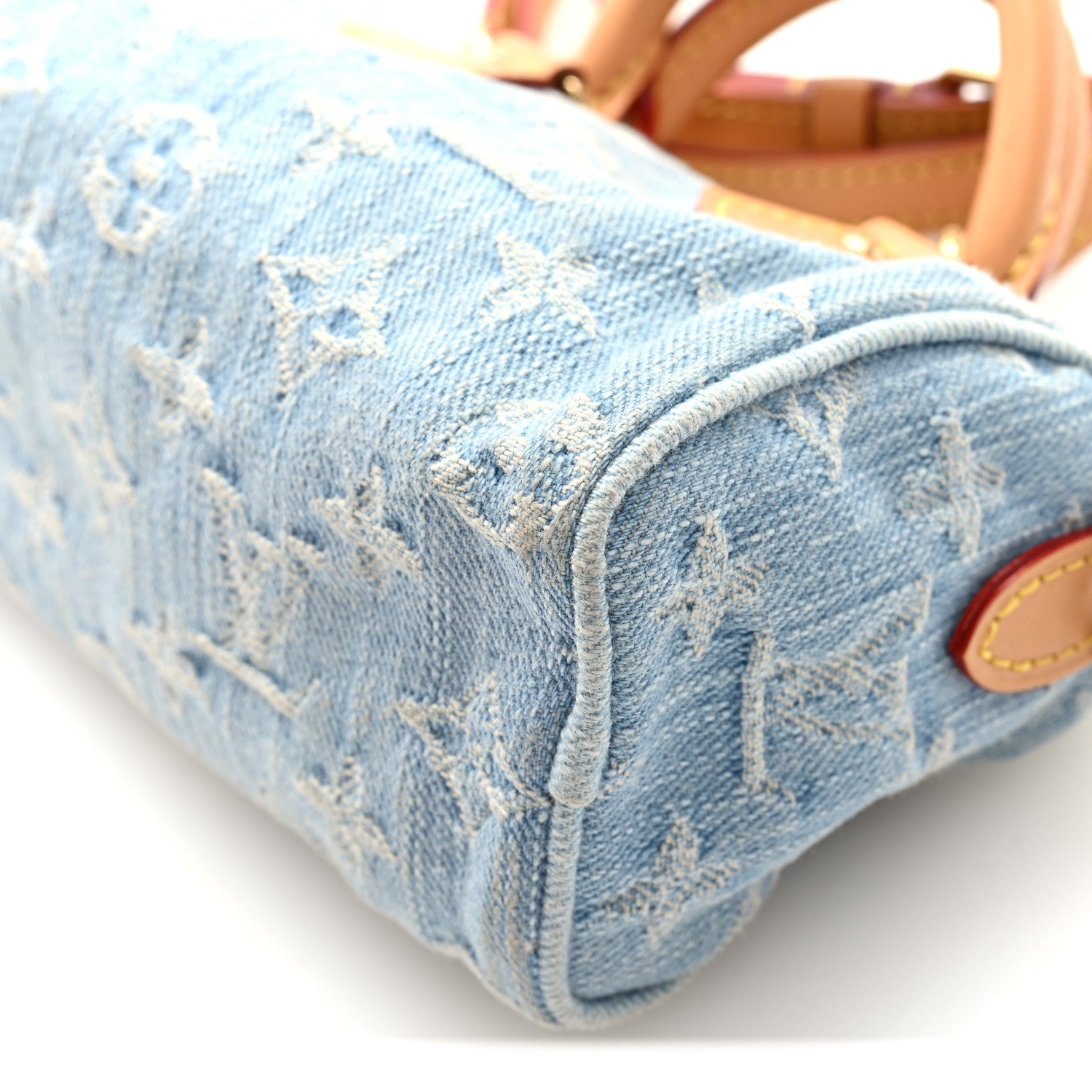Louis Vuitton Monogram Denim Nano Speedy Sky Blue
