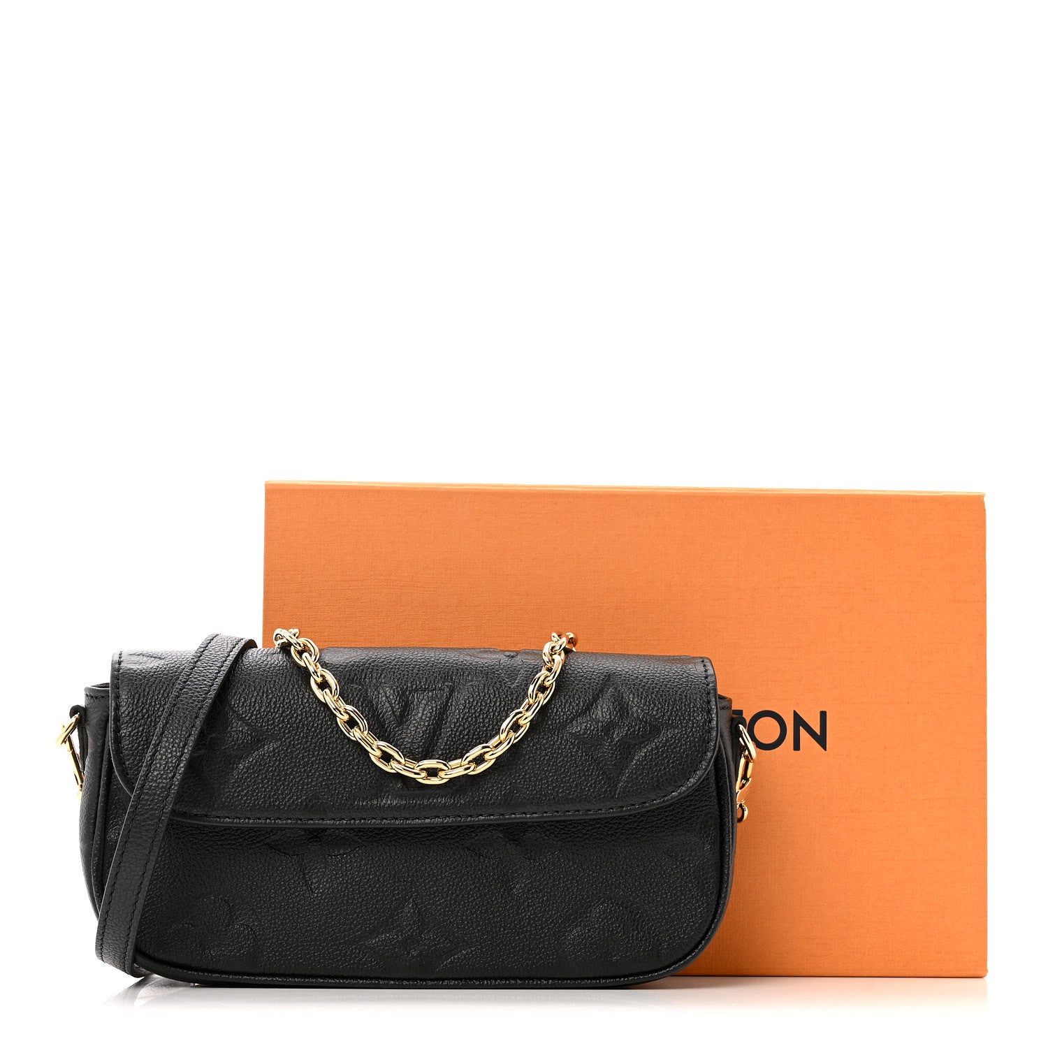Louis Vuitton Empreinte Monogram Giant Ivy Wallet On Chain Black