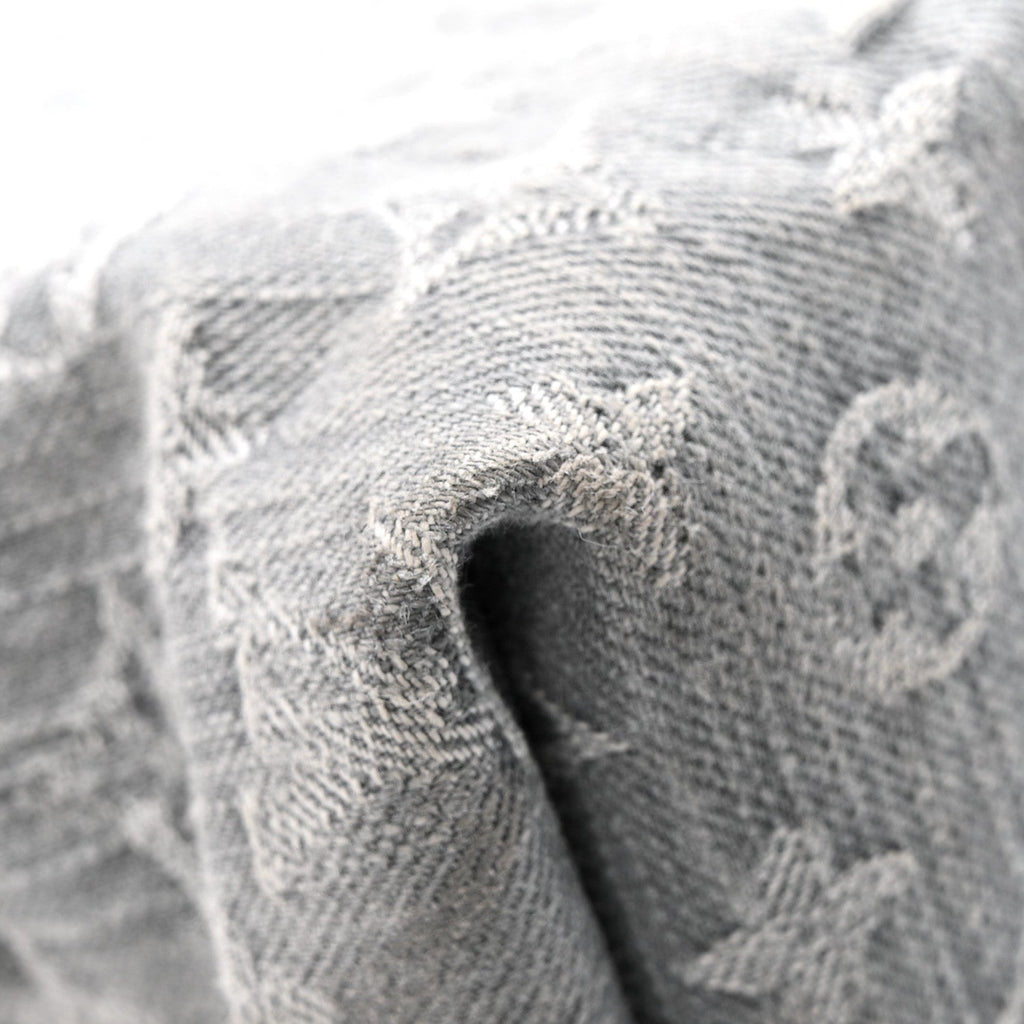 Louis Vuitton Monogram Denim CarryAll MM Washed Grey